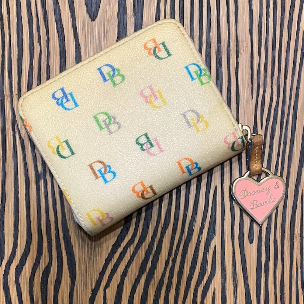 Dooney & Bourke Logo Small Zip around Wallet